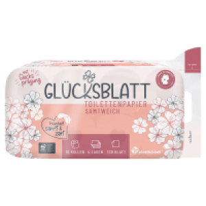 GL&Uuml;CKSBLATT Toilettenpapier, 4-lagig