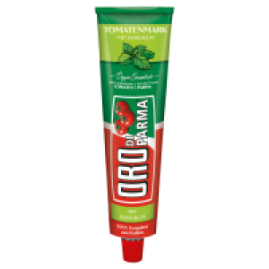 ORO DI PARMA Tomatenmark 200 g, Basilikum 4-fach