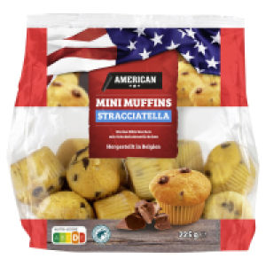 AMERICAN Mini Muffins 225 g, Stracciatella