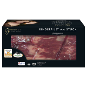 Aldi S&uuml;d  GOURMET Rinderfilet am St&uuml;ck, ca. 1 kg