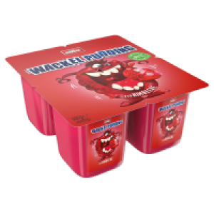 M&Uuml;LLER Wackelpudding 4 x 125 g, Himbeere