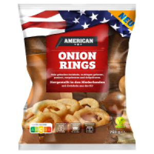Aldi S&uuml;d  AMERICAN Zwiebelringe 750 g