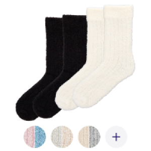 UP2FASHION WOMEN Damen Soft Socken 2er-Pack