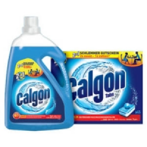 Calgon Wasserenthärter Pulver, Tabs, oder Gel 7.99 €