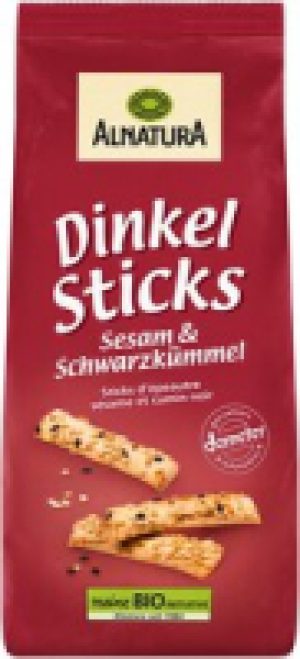Alnatura Dinkelsticks Sesam und Schwarzk&uuml;mmel