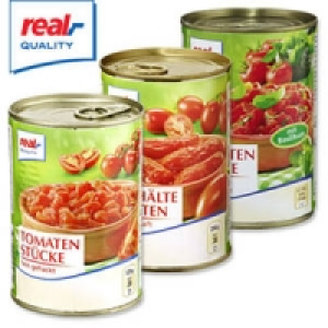 Tomaten, geschält oder Stücke mit Basilikum, Kräutern, Knoblauch, Chil