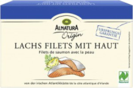 Alnatura Origin Lachsfilets mit Haut (TK)