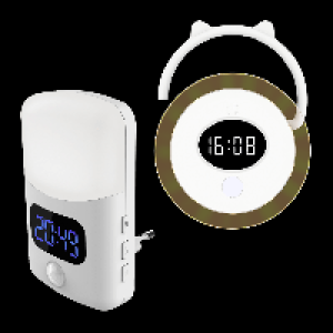 CASALUX LED-Leuchte mit Zeitanzeige