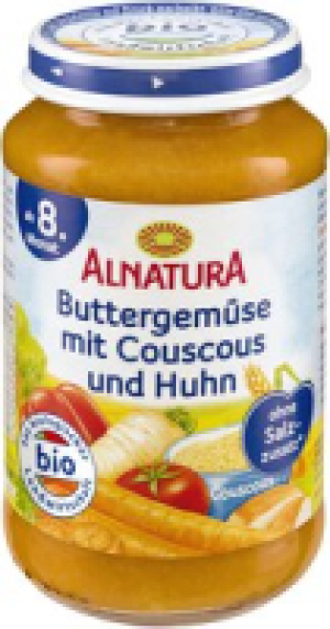 Alnatura Alnatura Buttergem&uuml;se mit Couscous und Huhn