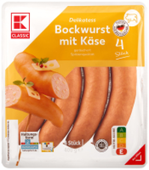 K-CLASSIC K&auml;se-Bockwurst