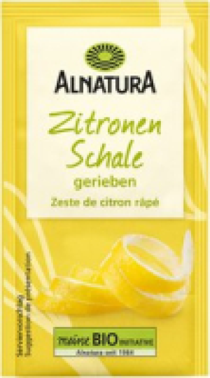 Alnatura Zitronenschale, gerieben