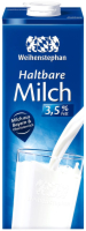 WEIHENSTEPHAN Haltbare Milch, 3,5 % Fett