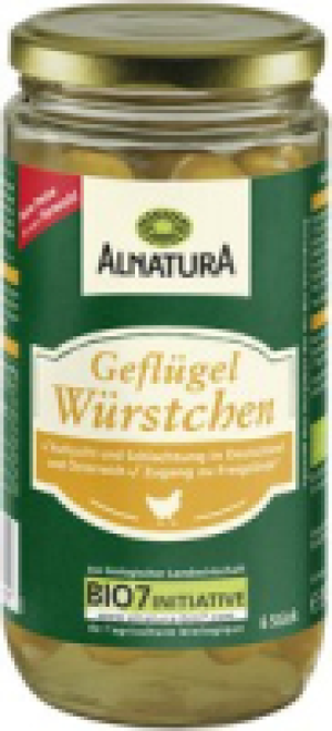 Alnatura Gefl&uuml;gelw&uuml;rstchen