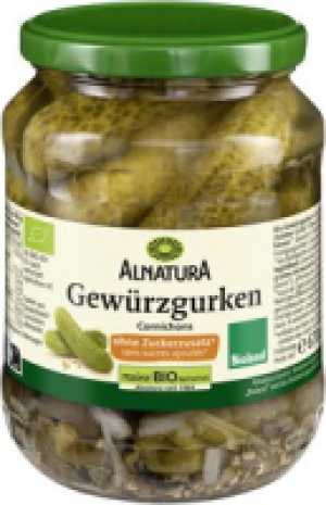 Alnatura Gew&uuml;rzgurken ohne Zuckerzusatz