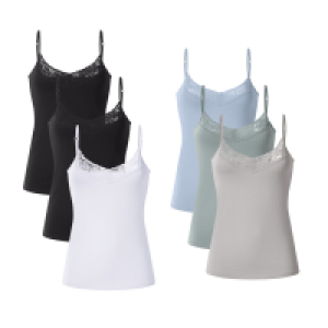 ESMARA&reg; Damen-Spaghettitr&auml;gerhemden