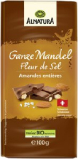 Alnatura Schokolade Ganze Mandel Fleur de Sel