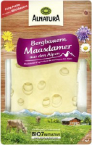 Alnatura Bergbauern-Maasdamer in Scheiben