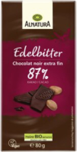 Alnatura Alnatura Edelbitter-Schokolade 87 % Kakao