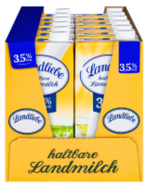 LANDLIEBE Ein ganzer Karton Haltbare Milch 1,5 oder 3,5%