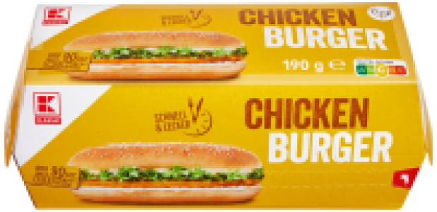Kaufland  K-CLASSIC Chicken- oder Beef-Burger