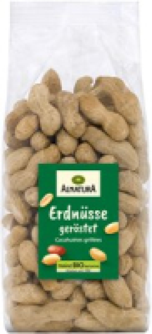 Alnatura Erdn&uuml;sse ger&ouml;stet, in der Schale