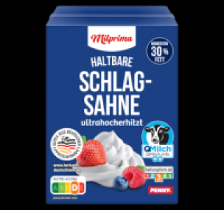 MILPRIMA Haltbare Schlagsahne