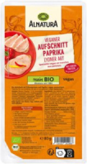 Alnatura Veganer Aufschnitt Paprika Lyoner Art