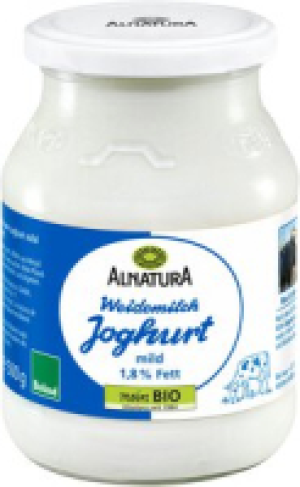 Alnatura Weidemilch-Joghurt 1,5 % Fett im Mehrwegglas