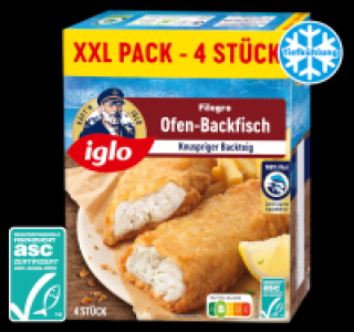 IGLO XXL Ofen-Backfisch