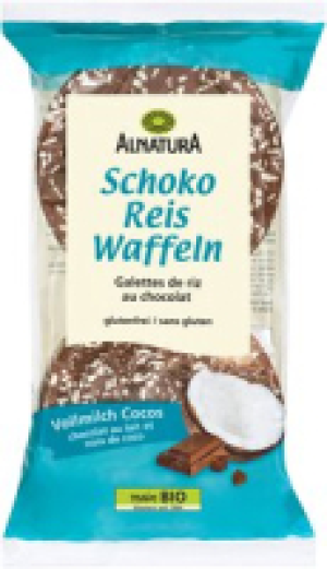 Alnatura Schoko-Reiswaffeln Vollmilch-Cocos