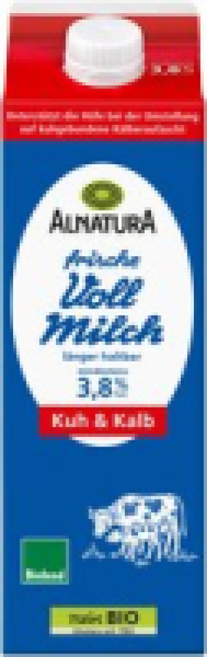 Alnatura Frische Vollmilch Kuh & Kalb