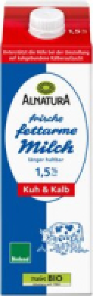 Alnatura Frische fettarme Milch Kuh & Kalb