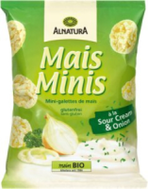 Alnatura Mais-Minis &agrave; la Sour Cream & Onion