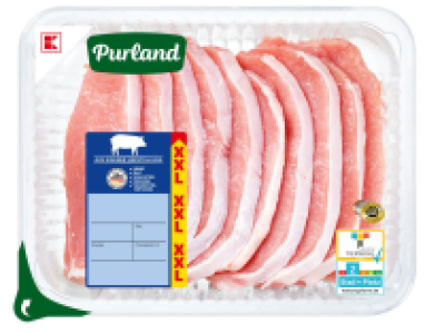 K-PURLAND Minutensteaks XXL aus dem Schweinelachs