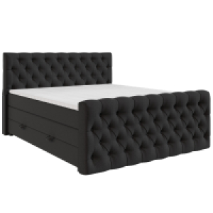 Specific Sp. Z O.o Boxspringbett - anthrazit - H3 - 180x200 cm