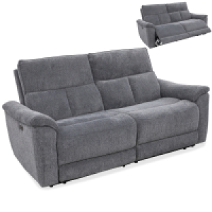 Roller Fsm Importgesellschaft Mbh 2,5-Sitzer-Sofa - anthrazit - Webstoff - elektrische Relaxfunktion