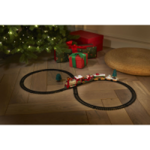 Toom Baumarkt  Deko-Eisenbahn mit Sound und Licht 283 cm 22-teilig