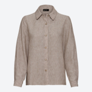 Damen-Bluse mit Hemdkragen