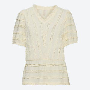 Damen-T-Shirt mit Spitzen-Details