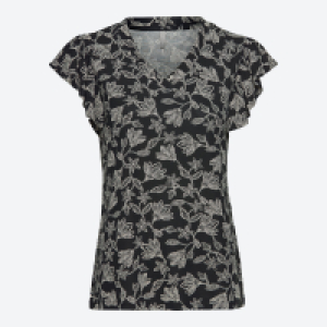 NKD  Damen-T-Shirt mit V-Ausschnitt