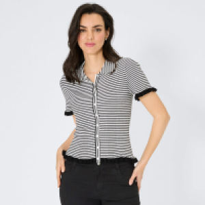 Damen-T-Shirt mit Ringelmuster