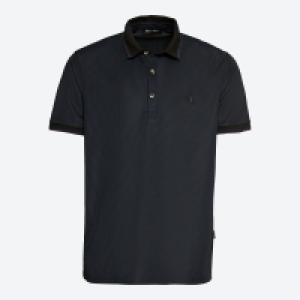 Herren-Poloshirt mit Ripp-Kragen