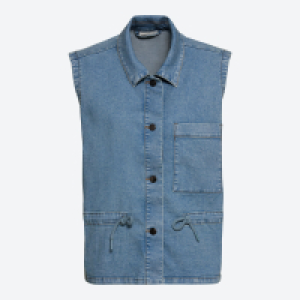 NKD  Damen-Jeans-Weste mit Knopfleiste