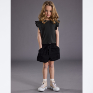 Kinder-M&auml;dchen-Shorts mit Band