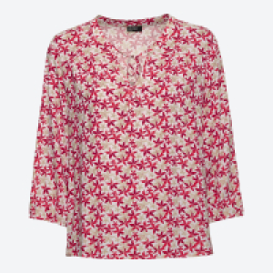 Damen-Bluse mit V-Ausschnitt