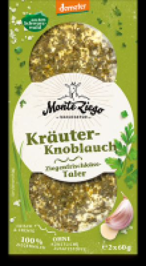 Ebl Naturkost  Monte Ziego Ziegenfrischk&auml;setaler Kr&auml;uter-Knoblauch