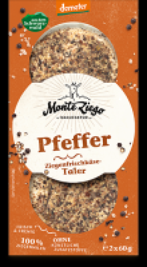 Ebl Naturkost  Monte Ziego Ziegenfrischk&auml;setaler Pfeffer
