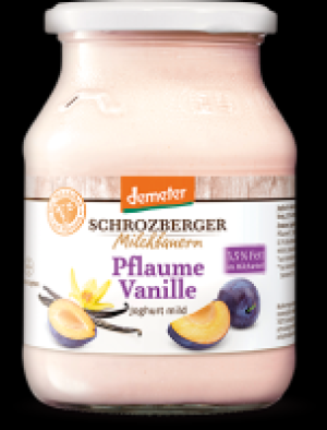 Schrozberger Milchbauern Saison-Joghurt Pflaume-Vanille