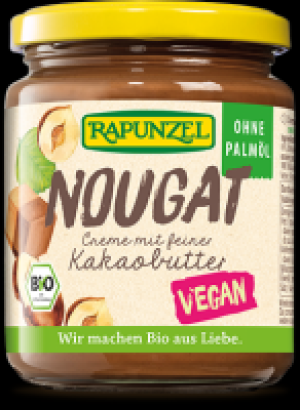 Rapunzel Nougat-Creme mit Kakaobutter, Vegan