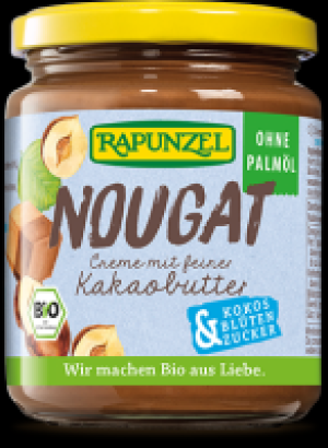 Ebl Naturkost  Rapunzel Nougat-Creme mit Kakaobutter & Kokosbl&uuml;tenzucker